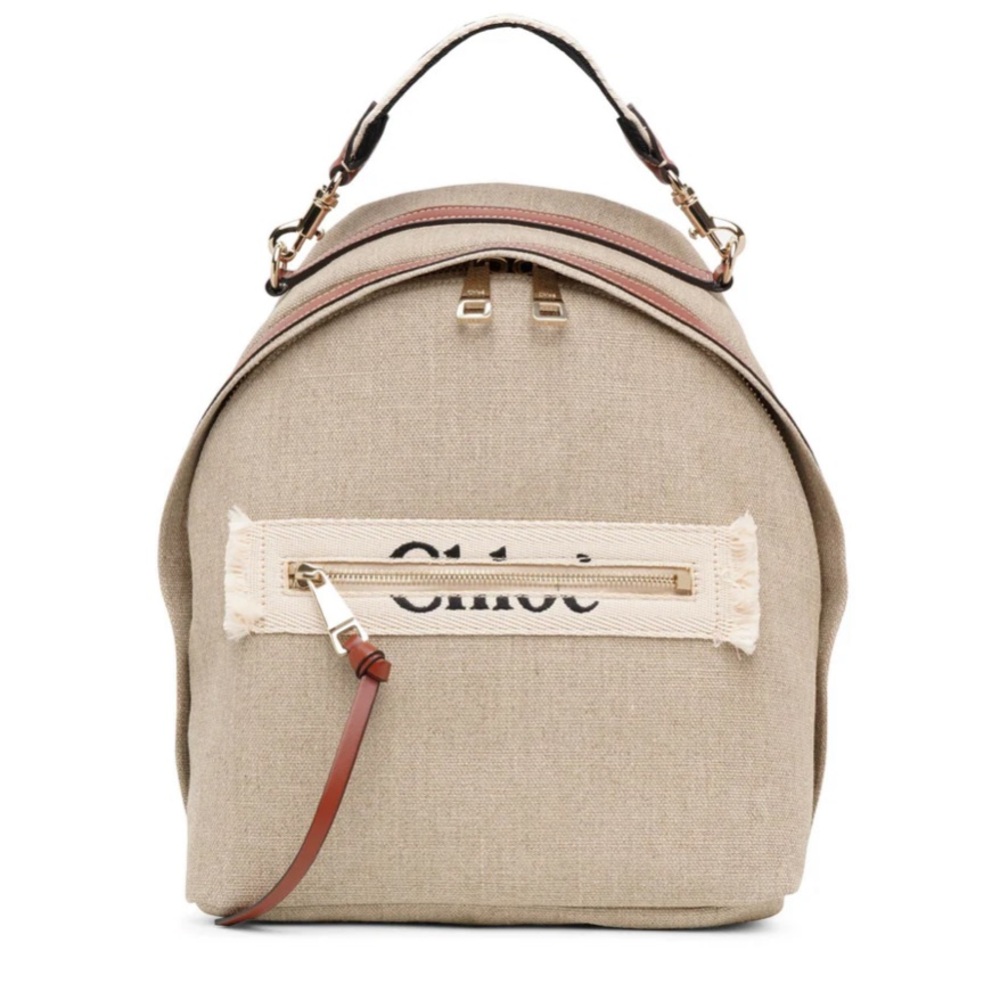 Authentic New Chloé Canvas Backpack